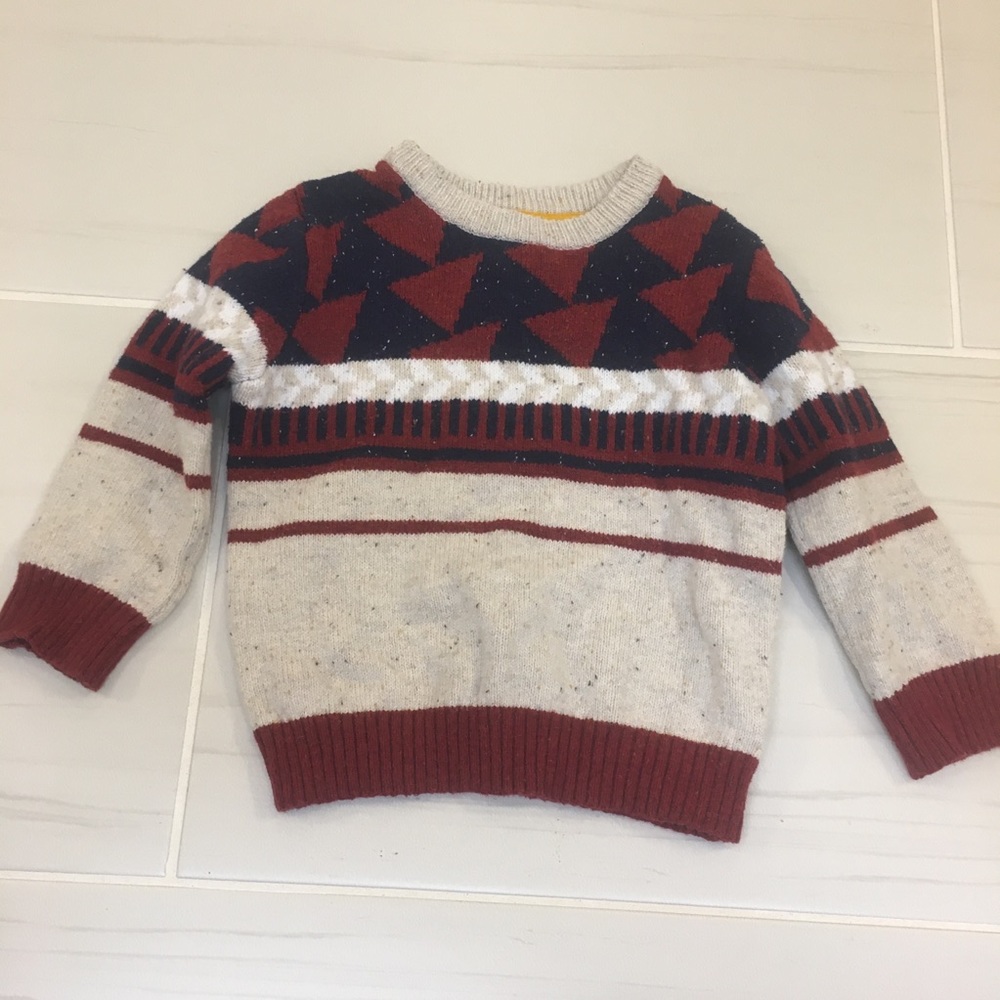 Cat & Jack geometric sweater